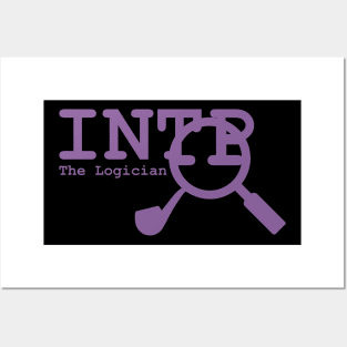 INTP The LOGICIAN MBTI types 2C Myers Briggs personality gift with icon Posters and Art